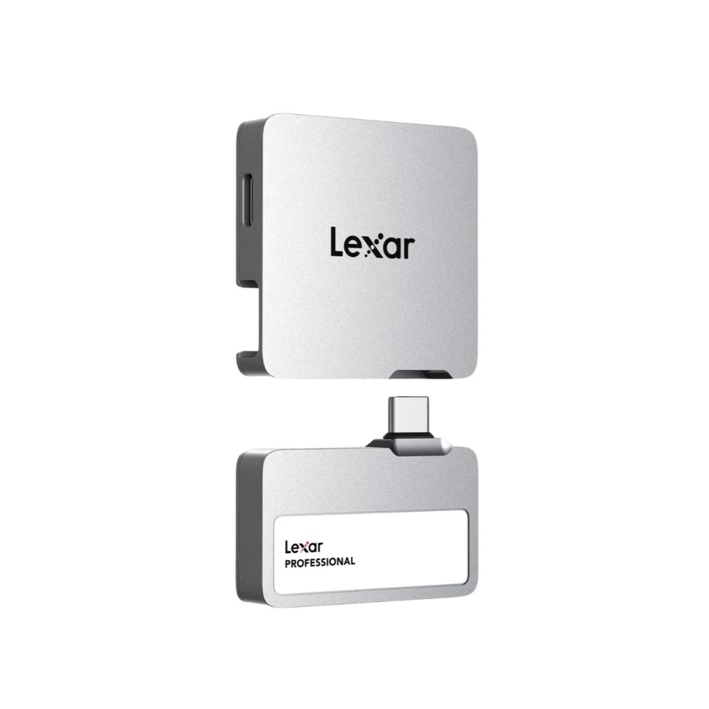Ổ cứng di động SSD Lexar Professional Go With Hub 1TB  Gen 2 LSL400X001T-RNSNG (1TB/ 1050MB/s/ 1000MB/s/ Type-C và USB3.2)