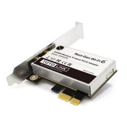Cạc mạng không dây Totolink PCI-E X5400PE (Chuẩn AX/ 5400Mbps/ Ăng-ten ngầm/ Bluetooth)