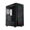 Vỏ máy tính KENOO ESPORT EM730- 3F - Mầu Đen (Mid Tower/ E-ATX/ Đen)