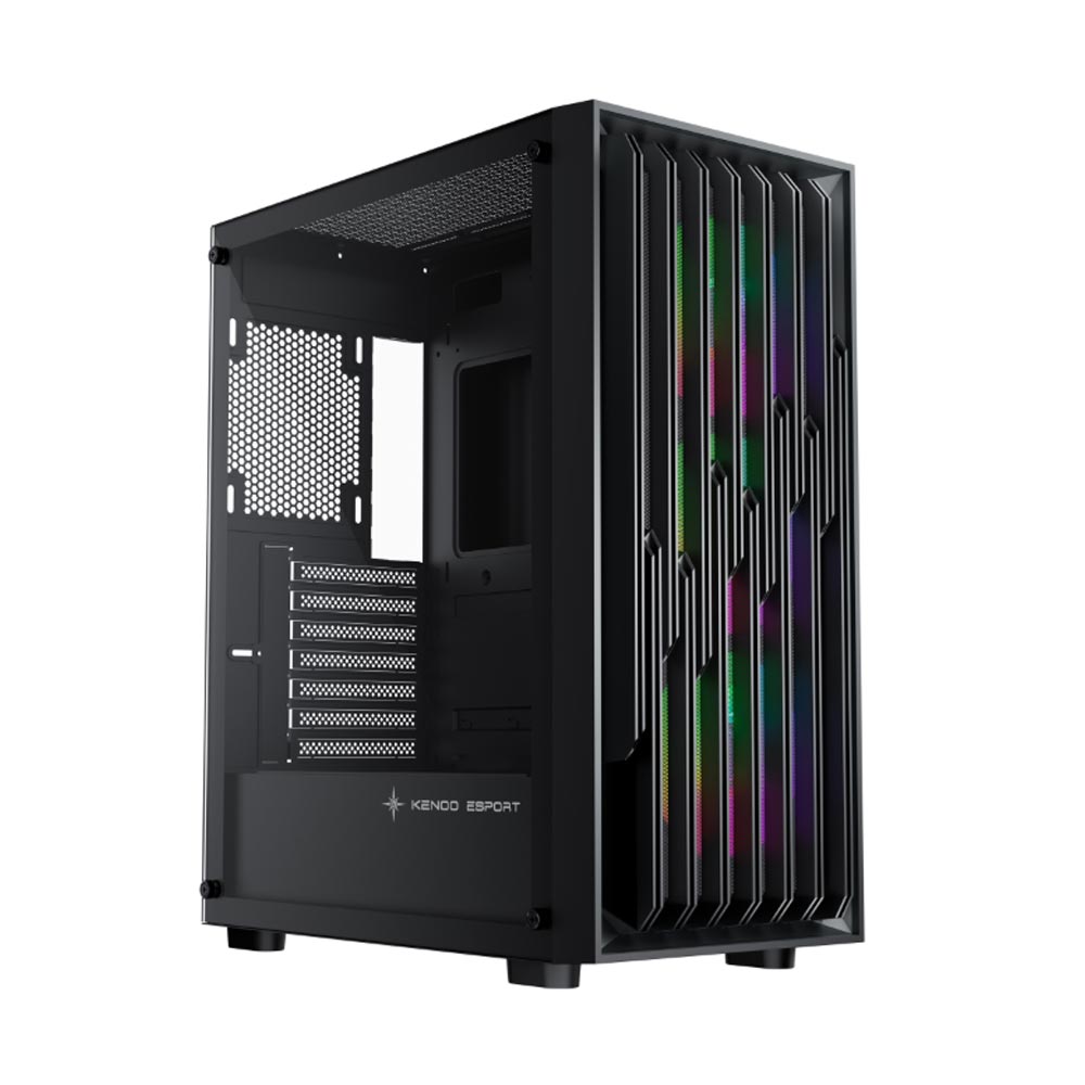 Vỏ máy tính KENOO ESPORT EM730- 3F - Mầu Đen (Mid Tower/ E-ATX/ Đen) Vỏ máy tính KENOO ESPORT EM730- 3F - Mầu Đen (Mid Tower/ E-ATX/ Đen)