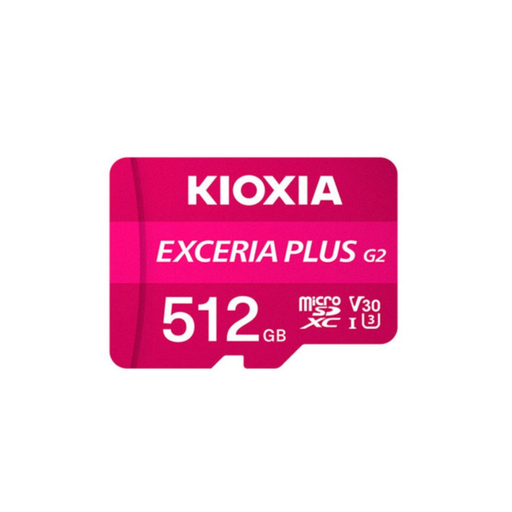 Thẻ nhớ Micro SD KIOXIA 512G EXCERIA PLUS CL10 UHS-I U3 V30 4K A1 Read 100 MB/s Thẻ nhớ Micro SD KIOXIA 512G EXCERIA PLUS CL10 UHS-I U3 V30 4K A1 Read 100 MB/s