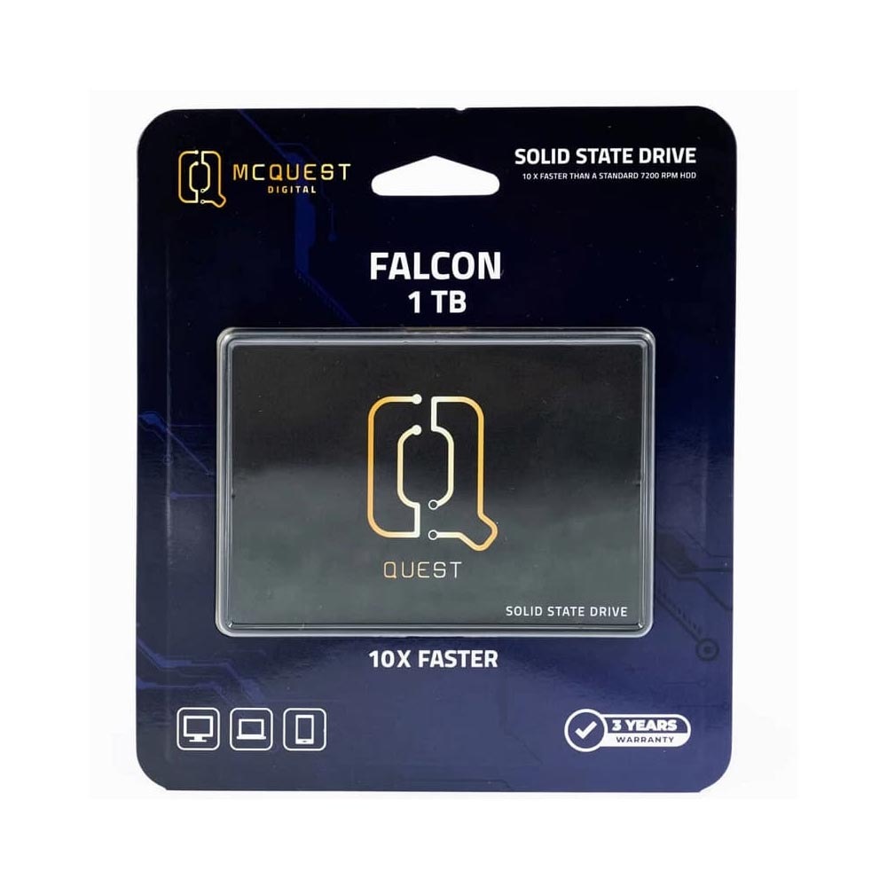 Ổ SSD McQuest FALCON-1TB (SATA3/ 2.5Inch/ 550MB/s/ 450MB/s) Ổ SSD McQuest FALCON-1TB (SATA3/ 2.5Inch/ 550MB/s/ 450MB/s)