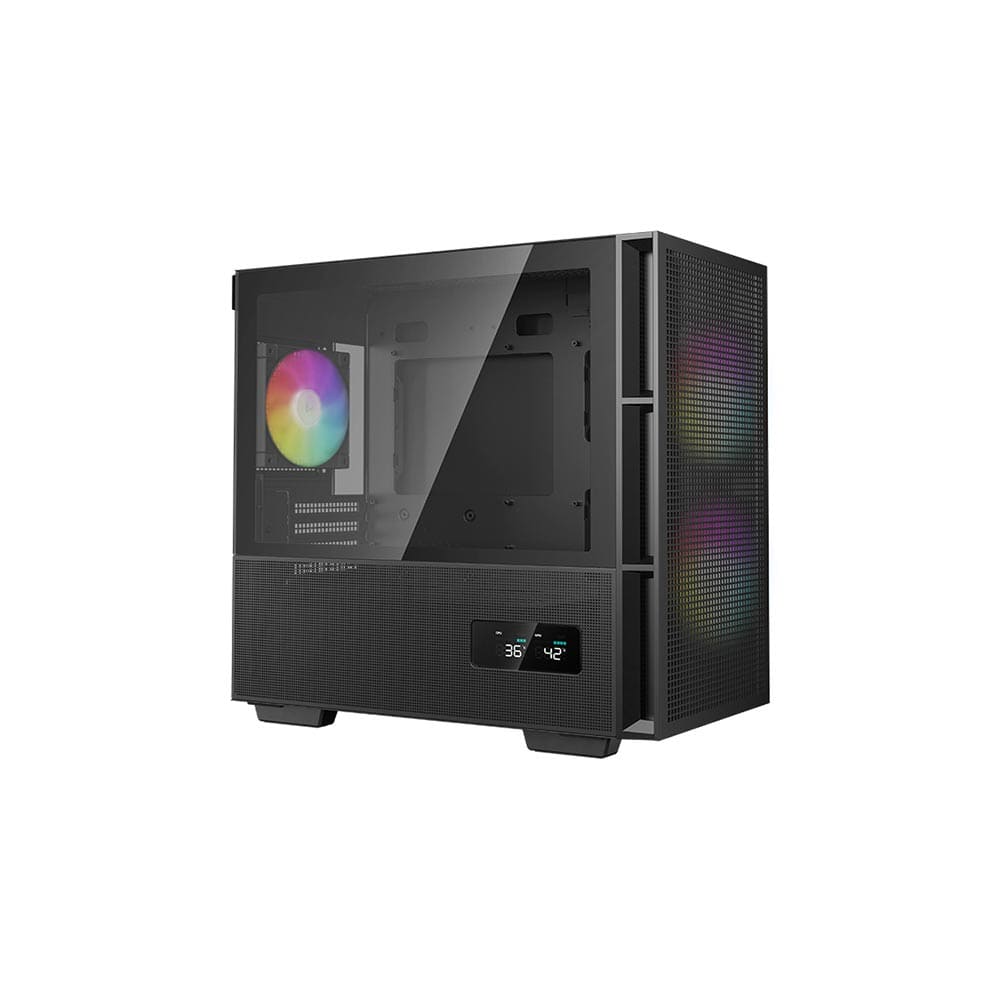 Vỏ máy tính Deepcool CH360 DIGITAL Mid-tower mATX ARGB - Black