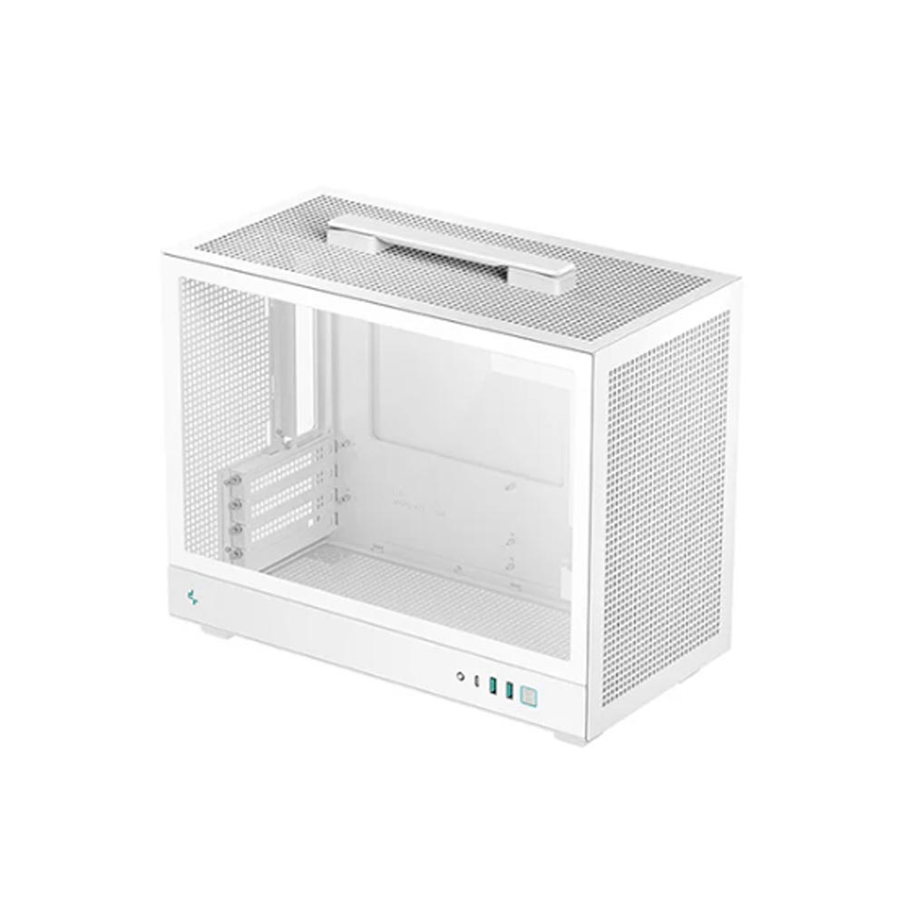 Vỏ máy tính Deepcool CH160 WH PLUS m-ATX - White