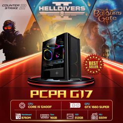 Máy tính PCPA G17 (i5 12400F/16GB/ 512GB SSD/RTX1660S/550W)