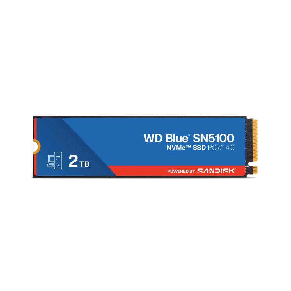 Ổ SSD Sandisk Blue SN5100 WDS200T5B0E 2TB (NVMe PCIe/ Gen4x4 M2.2280/ 7100MB/s/ 6700MB/s) Ổ SSD Sandisk Blue SN5100 WDS200T5B0E 2TB (NVMe PCIe/ Gen4x4 M2.2280/ 7100MB/s/ 6700MB/s)