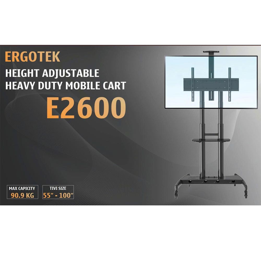 Giá treo Tivi di động Ergotek E2600 (55 – 100 Inch) Giá treo Tivi di động Ergotek E2600 (55 – 100 Inch)