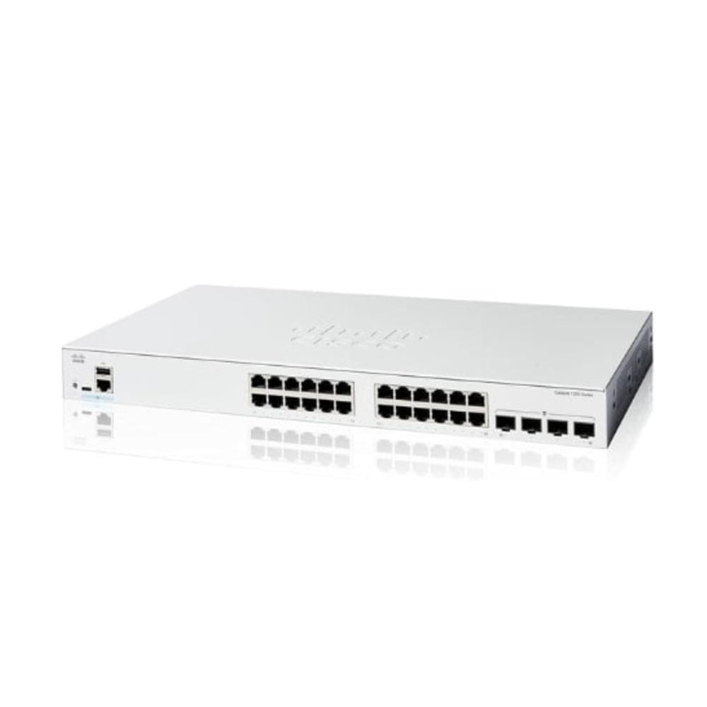 Switch Cisco C1200-24P-4G (Gigabit 1000Mbps/ 24 Cổng/ 4 SFP/ 24 cổng PoE/ Vỏ kim loại) Switch Cisco C1200-24P-4G (Gigabit 1000Mbps/ 24 Cổng/ 4 SFP/ 24 cổng PoE/ Vỏ kim loại)