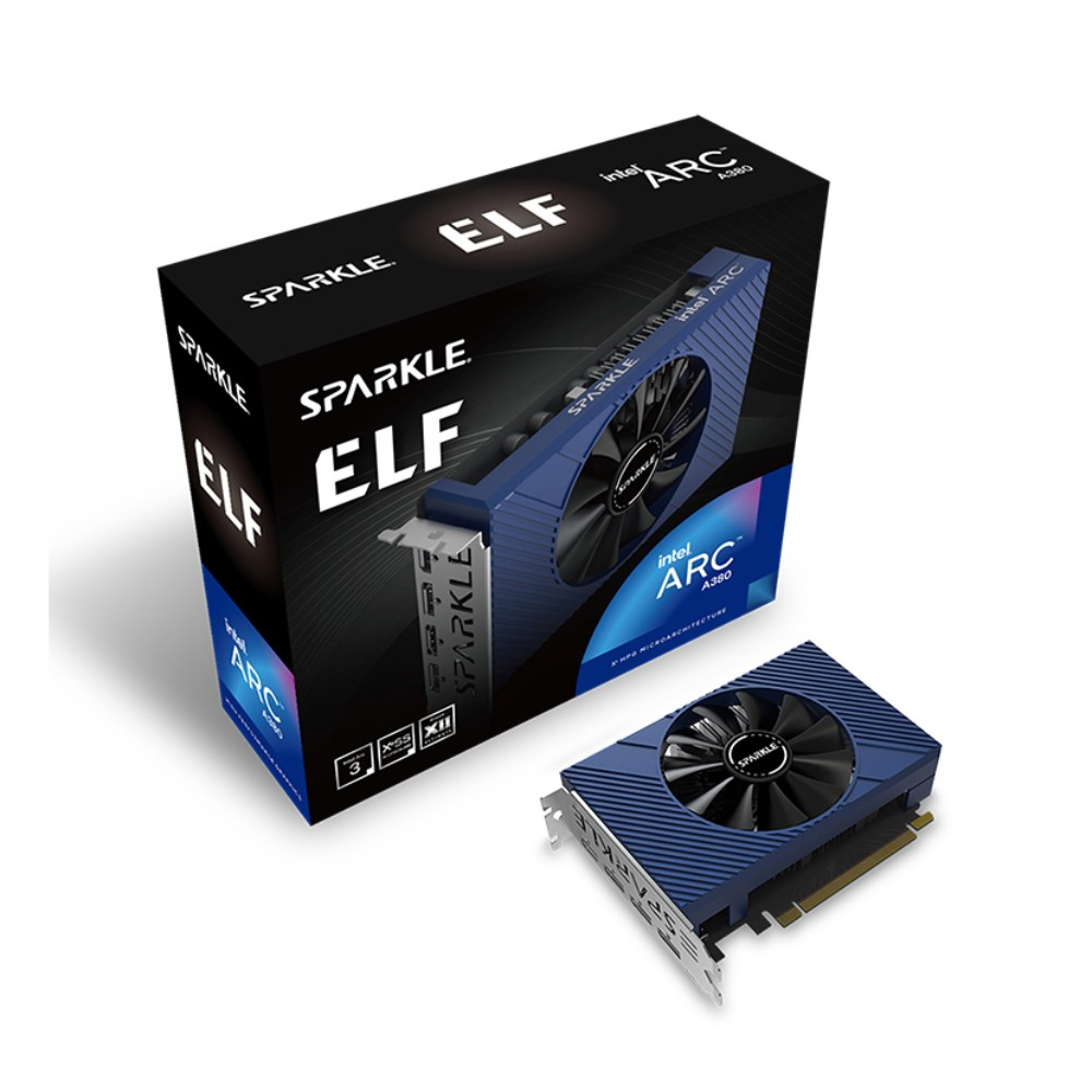 Card đồ họa Sparkle Intel Arc A380 ELF 6GB (GDDR6/ 96 bit) Card đồ họa Sparkle Intel Arc A380 ELF 6GB (GDDR6/ 96 bit)