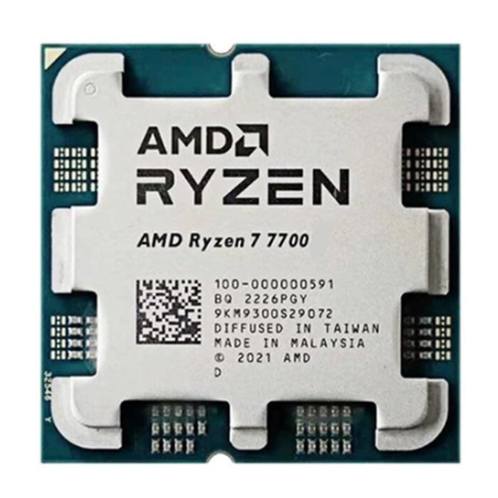 CPU AMD Ryzen 7 7700 TRAY (Socket AM5/ Base 3.8Ghz/ Turbo 5.3GHz/ 8 Cores/ 16 Threads/ Cache 32Mb) CPU AMD Ryzen 7 7700 TRAY (Socket AM5/ Base 3.8Ghz/ Turbo 5.3GHz/ 8 Cores/ 16 Threads/ Cache 32Mb)