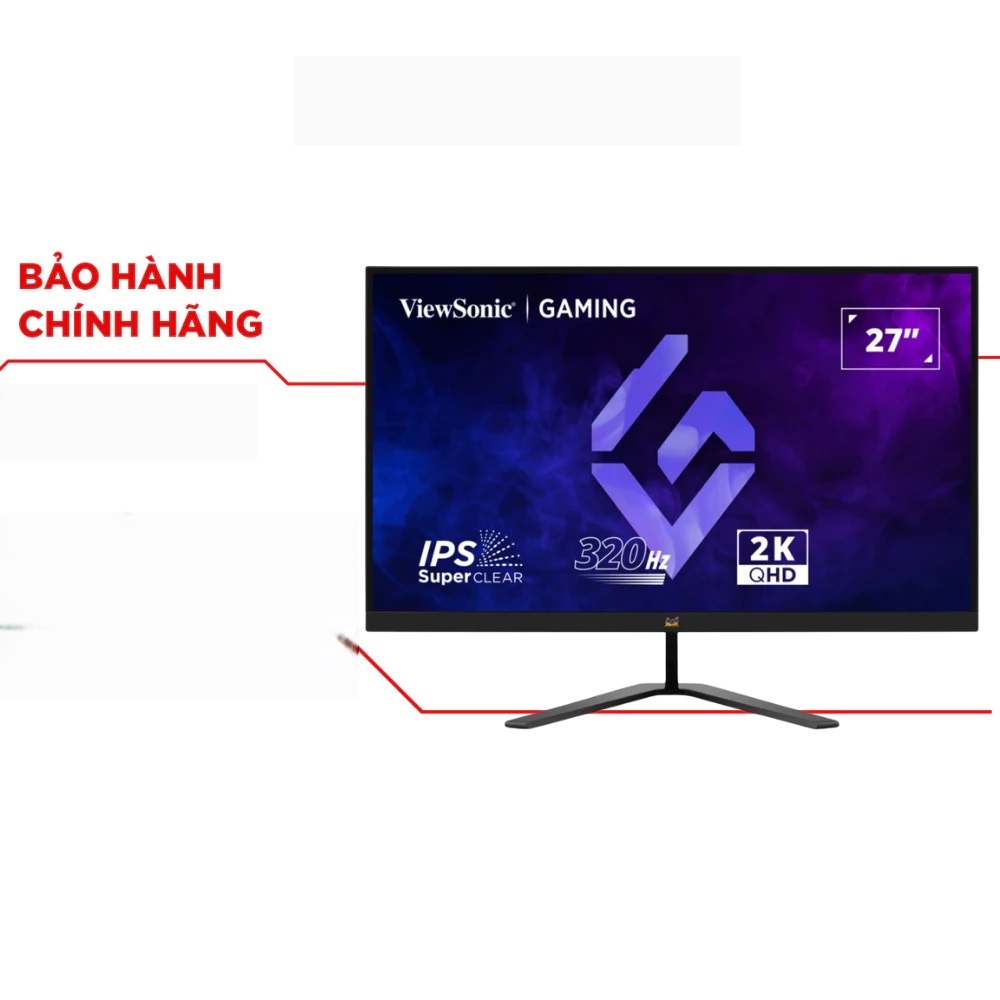 Màn hình gaming Viewsonic VX2766-2K-PRO-9 (27Inch/ 2K/ 2ms/ 320Hz/ 450 cd/m2/ IPS)