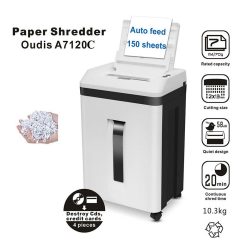 Máy hủy tài liệu OUDIS A7120C (Hủy vụn/ 8 Tờ/lần/ A4/A5)