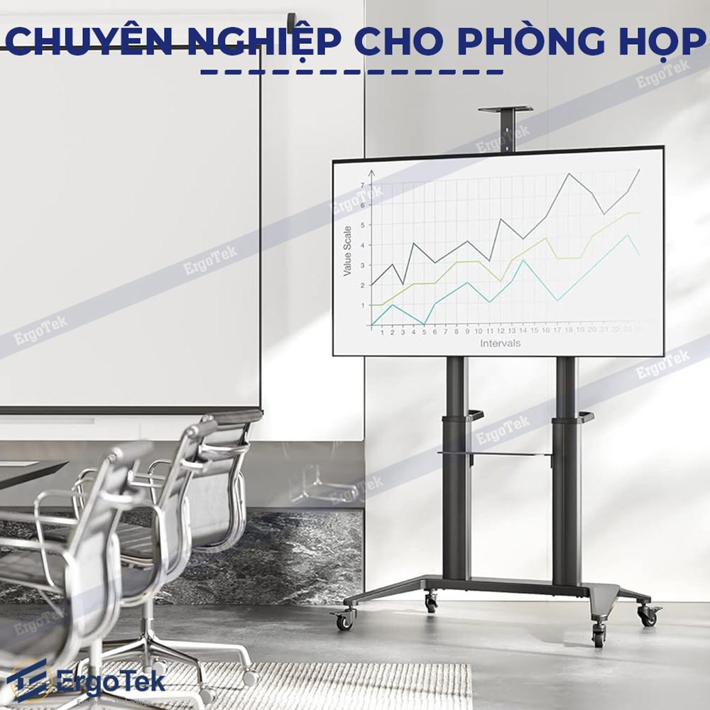Giá treo Tivi di động Ergotek E2800 (55 – 120 Inch) Giá treo Tivi di động Ergotek E2800 (55 – 120 Inch)