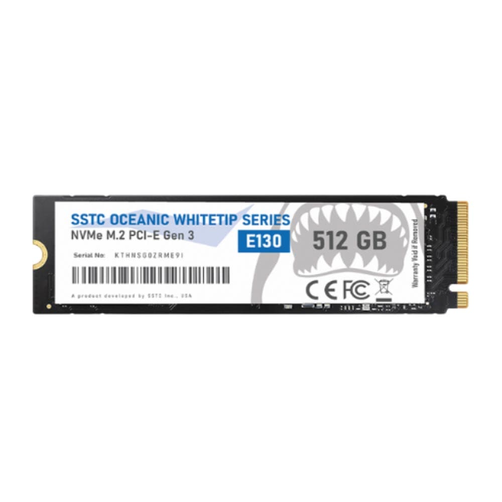 Ổ SSD SSTC OCEANIC WHITETIP E130 PLUS 512GB (NVMe PCIe/ Gen3x4 M2.2280/ 3600MBps/ 2900MB/s) Ổ SSD SSTC OCEANIC WHITETIP E130 PLUS 512GB (NVMe PCIe/ Gen3x4 M2.2280/ 3600MBps/ 2900MB/s)