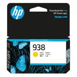 Mực in phun HP 938 Yellow Original Ink Cartridge 4S6X7PA (Dùng cho máy OfficeJet Pro 9110/ 9120/ 9130/ 9720/ 9730)