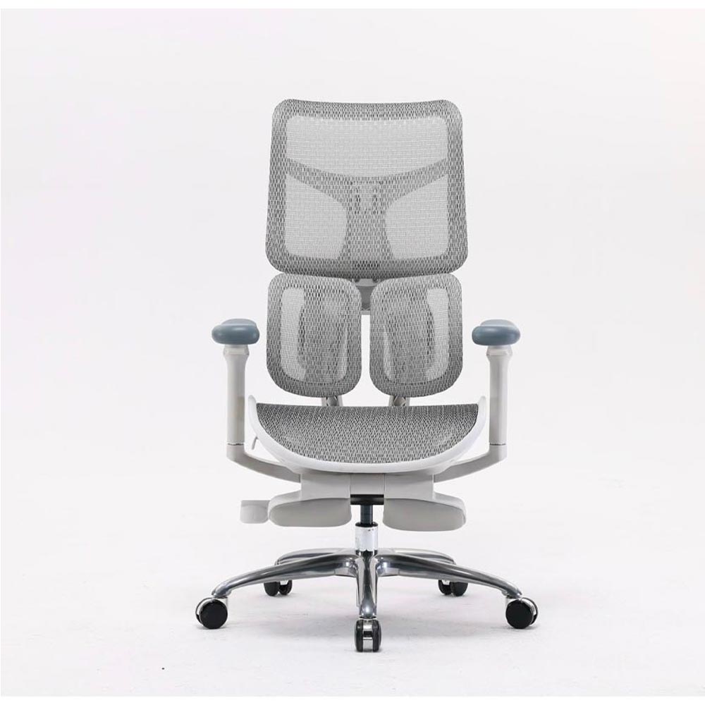 Ghế công thái học Sihoo S100C-B102JT màu trắng có kê chân