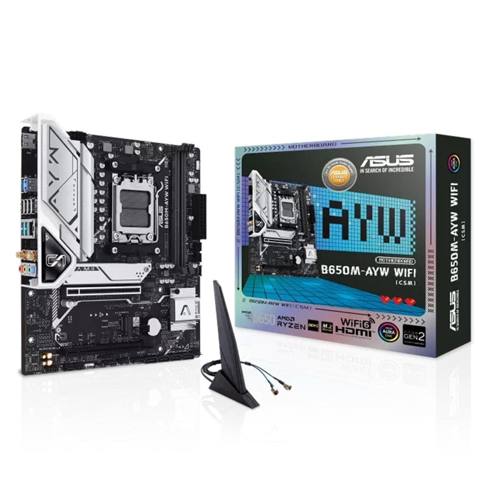 Mainboard Asus Prime B650M AYW WIFI CSM DDR5 (AMD B650/ Socket AM5/ M-ATX) Mainboard Asus Prime B650M AYW WIFI CSM DDR5 (AMD B650/ Socket AM5/ M-ATX)