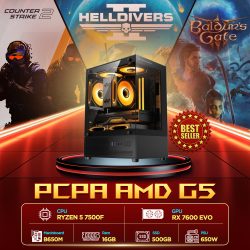 Máy tính PCPA AMD G5 (R5 7500F/16GB/RX 7600 8G/650W)