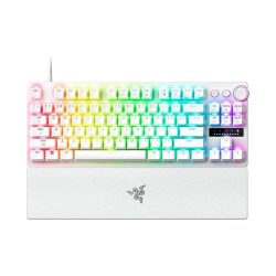Bàn phím cơ Razer Huntsman V3 Pro Tenkeyless 8KHz - White Edition