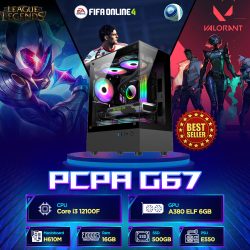 Máy tính PCPA G67 (I3 12100F/16GB/A380 ELF 6GB/550W)