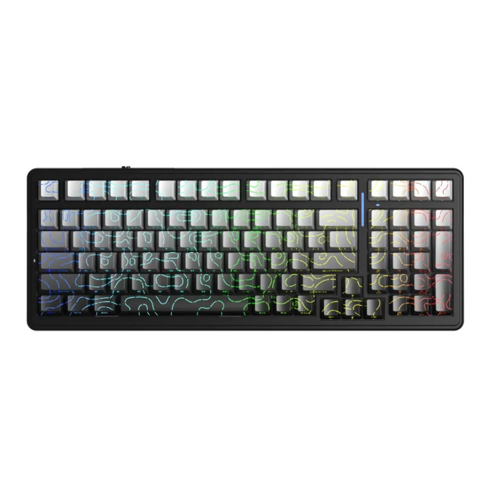 Bàn phím cơ Aula 3 Mode F99 Xám gradient contour Star Vector switch