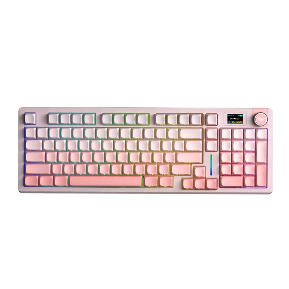 Bàn phím cơ Aula 3 MODE S98 PRO Hồng gradient Flower field switch Pin 5000mAh Bàn phím cơ Aula 3 MODE S98 PRO Hồng gradient Flower field switch Pin 5000mAh