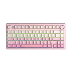 Bàn phím cơ Aula 3 MODE F75 màu Hồng gradient Dream Sakura switch
