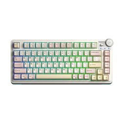 Bàn phím cơ Aula 3 MODE AU75 màu Hồng+be+vàng Bloomfield switch