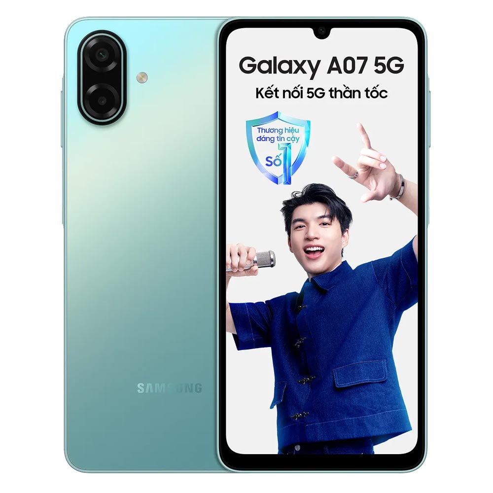 Điện thoại Samsung Galaxy A07 5G (4GB/ 128Gb/ Xanh ngọc) Điện thoại Samsung Galaxy A07 5G (4GB/ 128Gb/ Xanh ngọc)