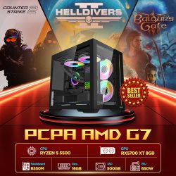 Máy tính PCPA AMD G7 (R5 5500/16GB/RX 5700XT 8G/650W)