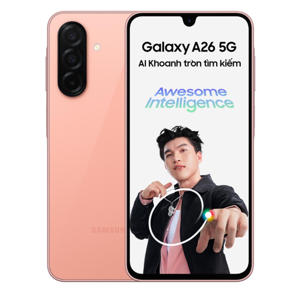 Điện thoại Samsung Galaxy A A26 5G Hàng trưng bày (8GB/ 128Gb/ Hồng) Điện thoại Samsung Galaxy A A26 5G Hàng trưng bày (8GB/ 128Gb/ Hồng)