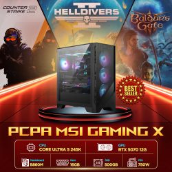 Máy tính PCPA MSI Gaming X (Core Ultra 5 245K/16GB/ RTX 5070 12G/750W)