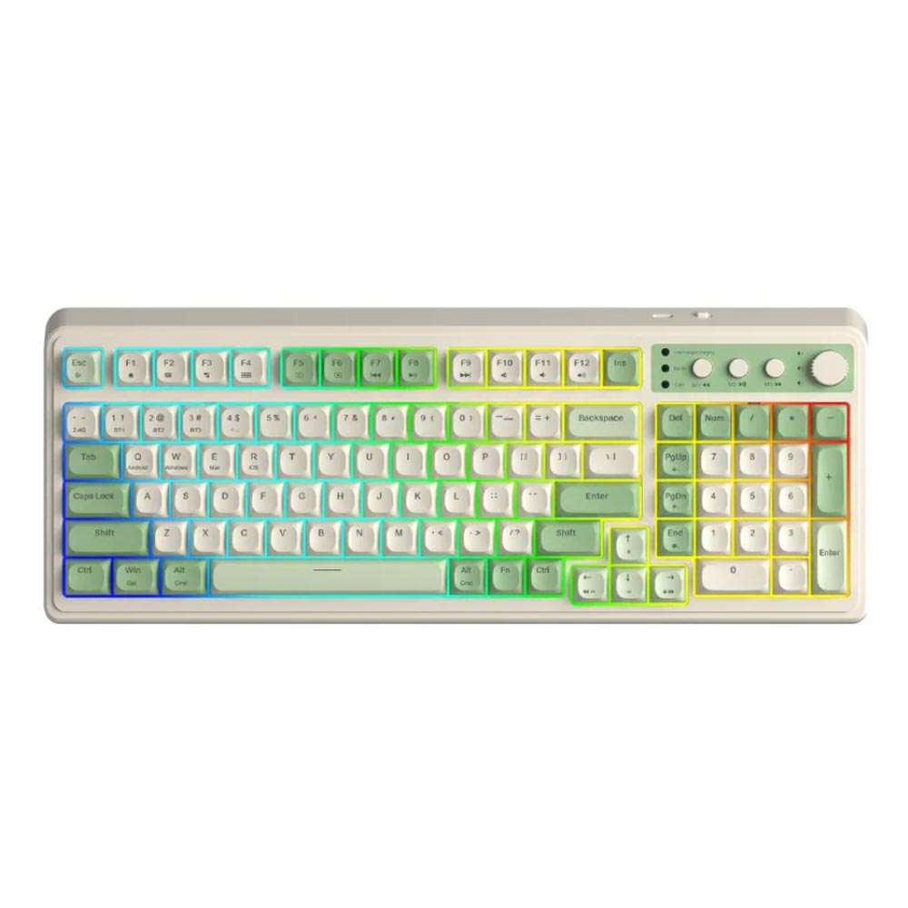 Bàn phím Gaming Aula S99 Xanh lá Be Bàn phím Gaming Aula S99 Xanh lá Be