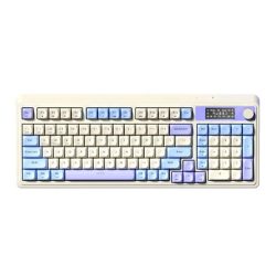 Bàn phím Gaming Aula S99 Pro xanh dương be tím