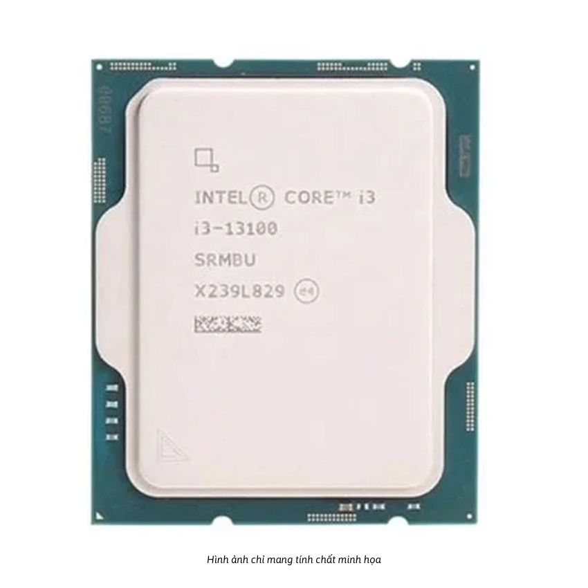 CPU Intel Core i3 13100 Tray (Socket 1700/ Base 3.4Ghz/ Turbo 4.5GHz/ 4 Cores/ 8 Threads/ Cache 12MB) CPU Intel Core i3 13100 Tray (Socket 1700/ Base 3.4Ghz/ Turbo 4.5GHz/ 4 Cores/ 8 Threads/ Cache 12MB)