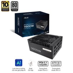 Nguồn máy tính Asus PRO-WS-1600P (1600W/ 80 Plus Platinum/ Full-Modular)