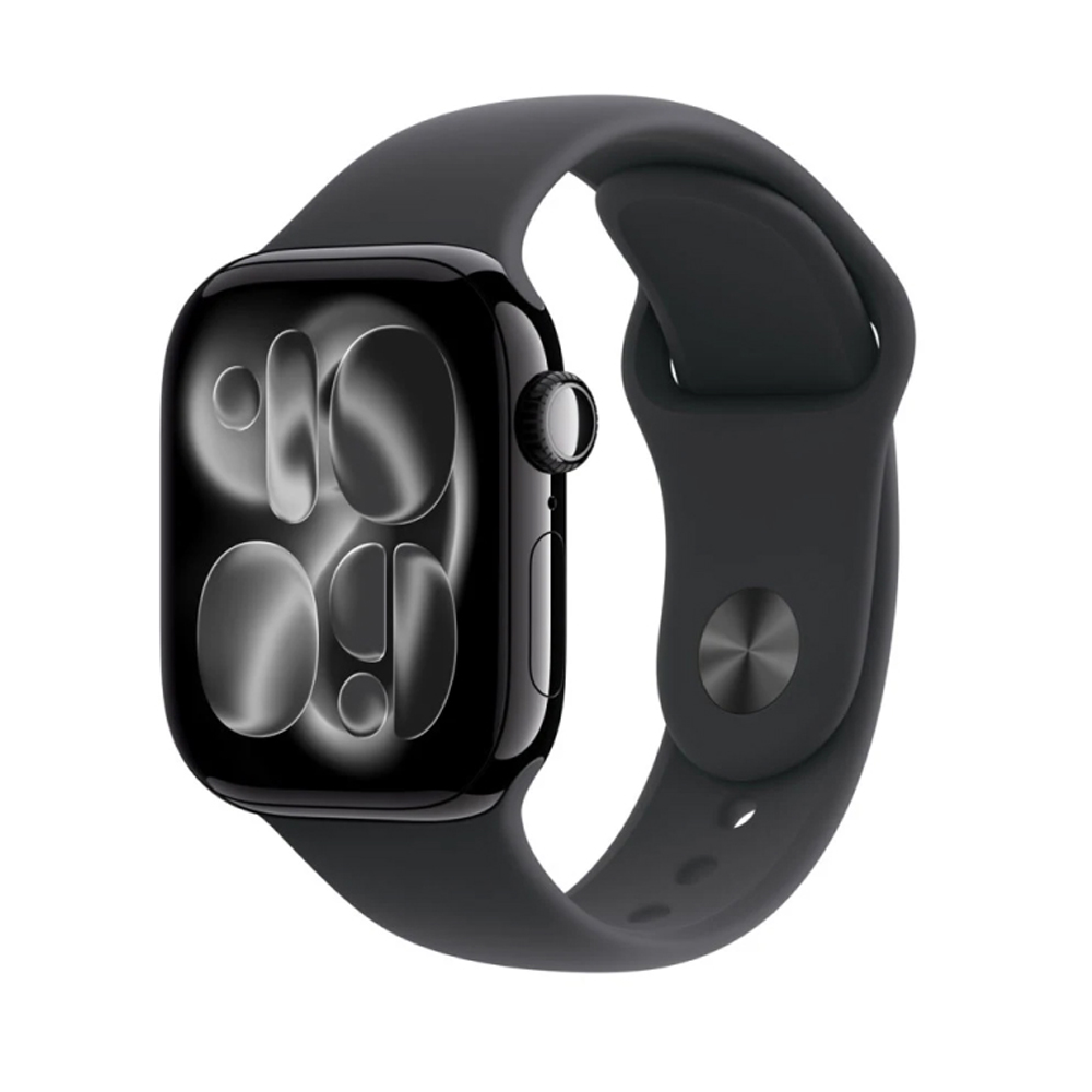 Đồng hồ thông minh Apple Watch Series 11 (42mm/ GPS/ Viền Nhôm/ Dây Silicon/ Jet Black/ M/L)