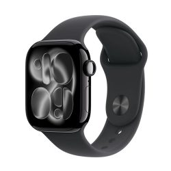Đồng hồ thông minh Apple Watch Series 11 (46mm/ GPS/ Viền Nhôm/ Dây Silicon/ Jet Black/ M/L)