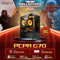 Máy tính PCPA G70 (R5 5500/16GB/GTX 1660 Super 6Gb/550W)