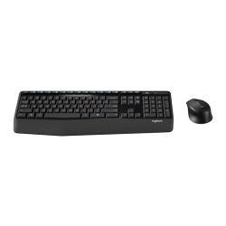 Bộ bàn phím chuột không dây Logitech MK345 (Đen)