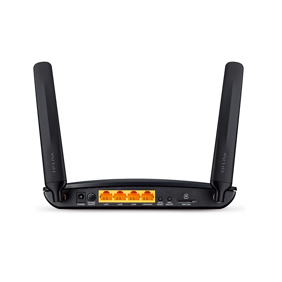 Bộ phát wifi 4G TP-Link TL-MR6400 (Chuẩn N/ 300Mbps/ 2 Ăng-ten ngoài/ Khe Sim 4G/ 25 User) Bộ phát wifi 4G TP-Link TL-MR6400 (Chuẩn N/ 300Mbps/ 2 Ăng-ten ngoài/ Khe Sim 4G/ 25 User)