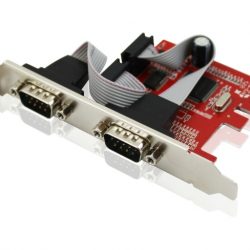Cạc chuyển Unitek Y7504 PCI Express 1X sang 2COM(RS232)