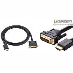 Cáp chuyển Ugreen 10137 từ HDMI sang DVI (5m)
