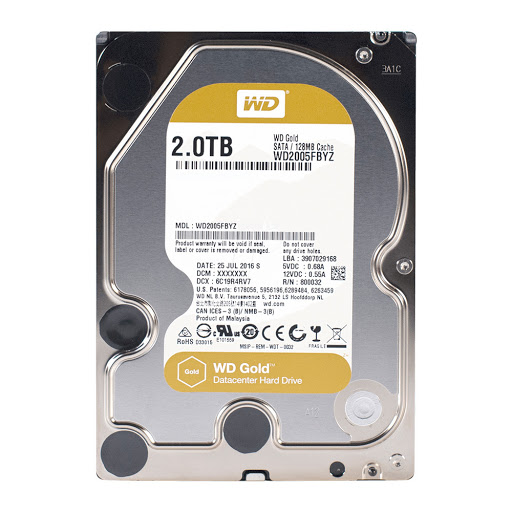 Ổ cứng server Western Digital Enterprise Gold 2TB WD2005FBYZ (3.5inch/ 7200rpm/ SATA/ 6Gbps/ 128MB) Ổ cứng server Western Digital Enterprise Gold 2TB WD2005FBYZ (3.5inch/ 7200rpm/ SATA/ 6Gbps/ 128MB)