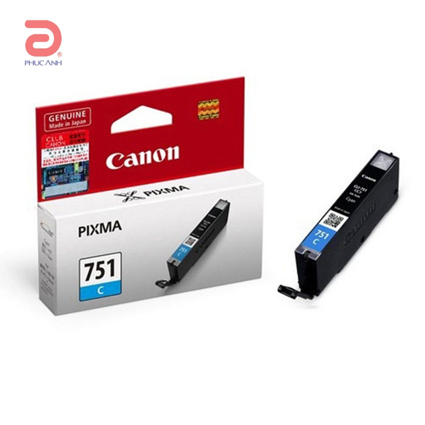 Mực in phun Canon CLI-751C (Dùng cho máy IP7270/MX727/MX927/MG6370/IX6870X/MG5470/MG5570) Mực in phun Canon CLI-751C (Dùng cho máy IP7270/MX727/MX927/MG6370/IX6870X/MG5470/MG5570)