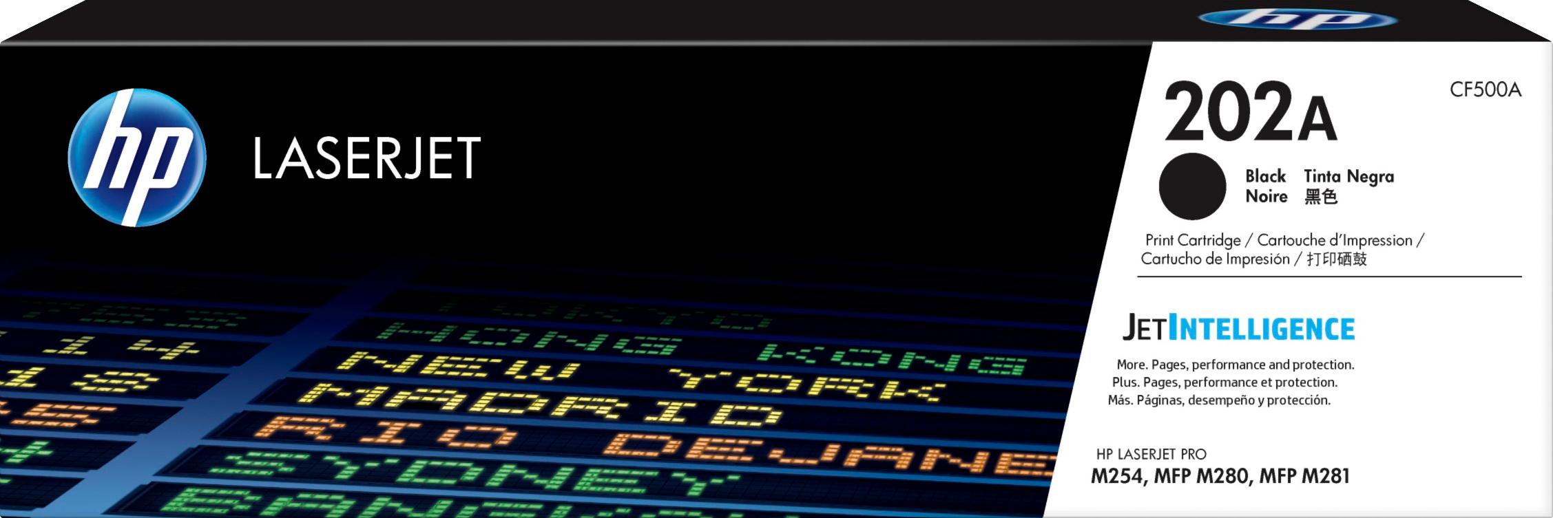 Mực in laser HP 202A Black CF500A (Dùng cho máy LaserJet Pro M254dw/M254nw/M280nw/M281fdn/M281fdw) Mực in laser HP 202A Black CF500A (Dùng cho máy LaserJet Pro M254dw/M254nw/M280nw/M281fdn/M281fdw)