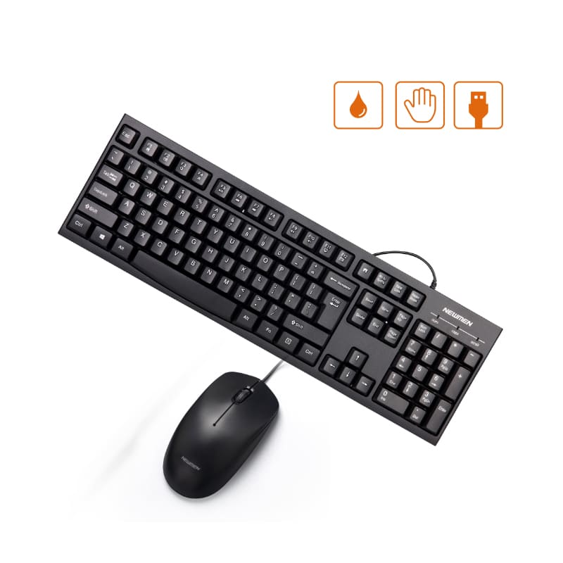 Bộ bàn phím chuột Newmen T007 (Đen) Bộ bàn phím chuột Newmen T007 (Đen)