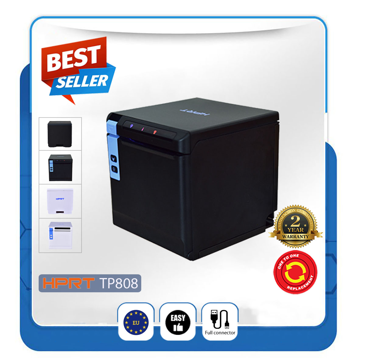 Máy in hóa đơn HPRT TP808 USB-LAN-RS232 (In nhiệt/ K80) Máy in hóa đơn HPRT TP808 USB-LAN-RS232 (In nhiệt/ K80)