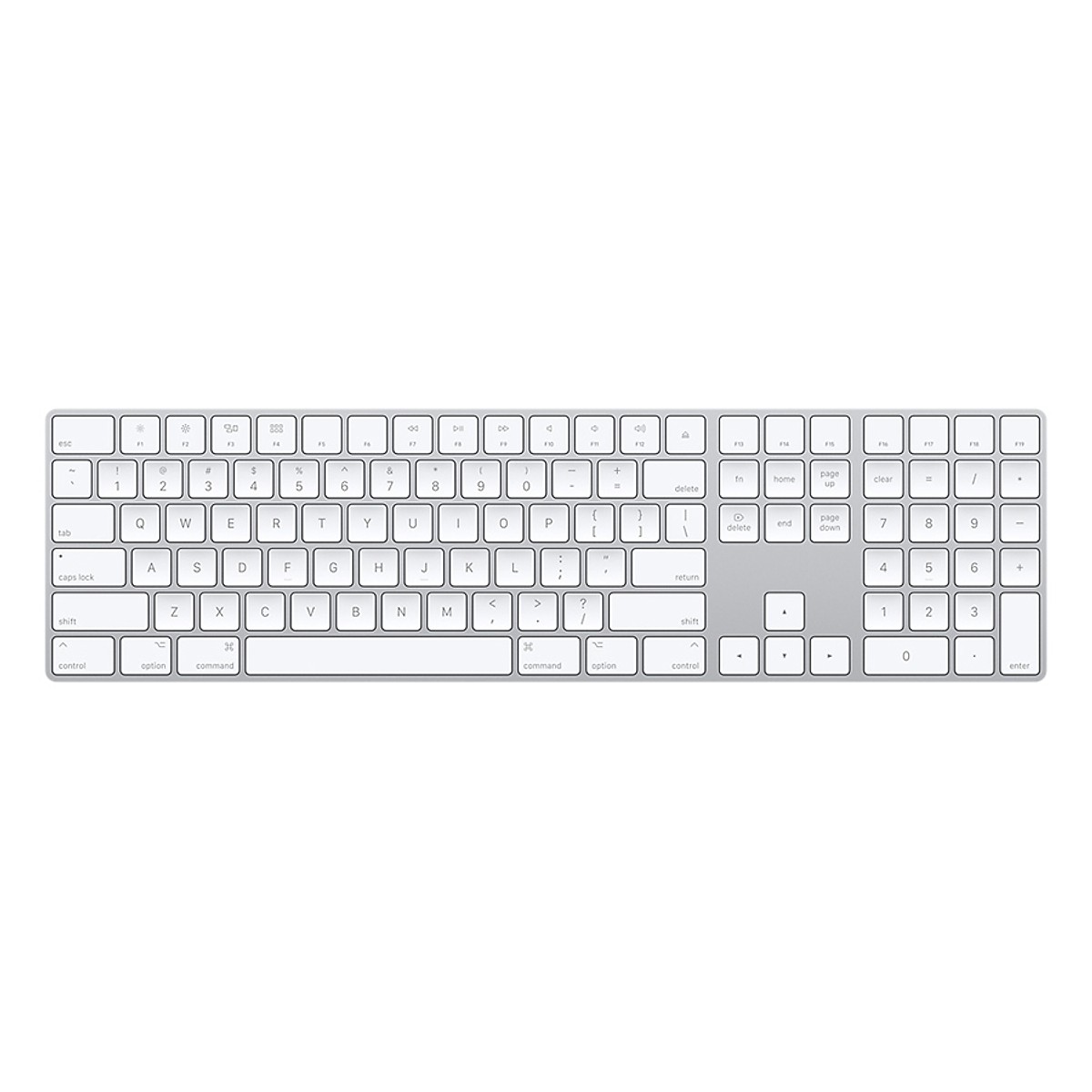 Bàn phím Apple Magic Keyboard Numeric -Silver Bàn phím Apple Magic Keyboard Numeric -Silver