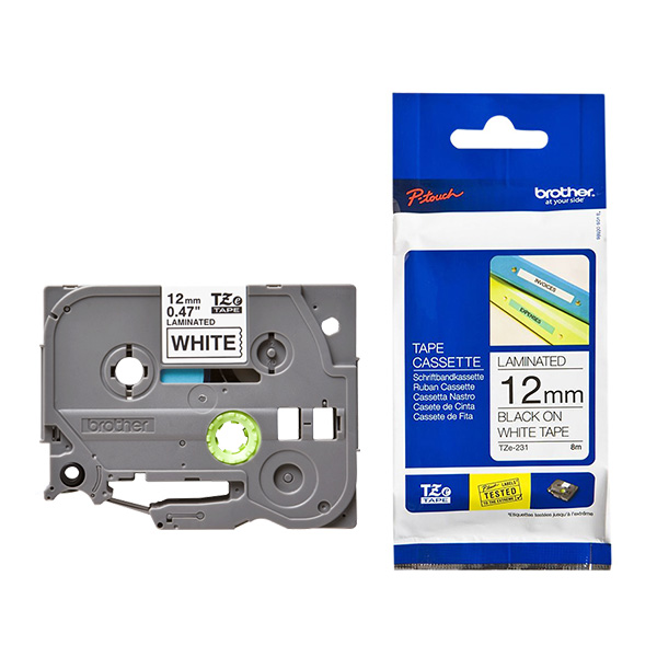 Nhãn in Brother TZE-231 12mm (Dùng cho máy Brother Ptouch PT) Nhãn in Brother TZE-231 12mm (Dùng cho máy Brother Ptouch PT)